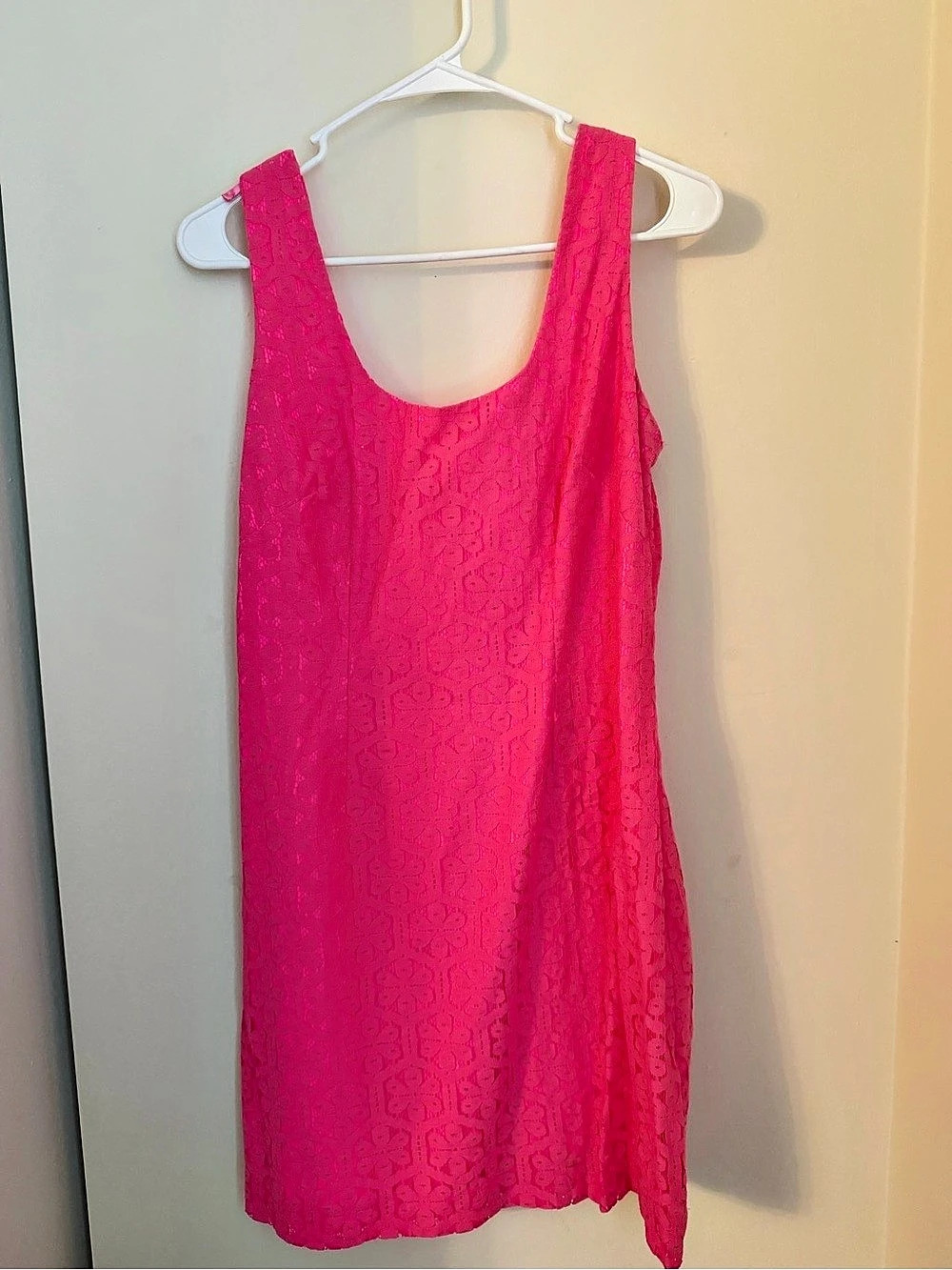 Pink Sleeveless Mini Dress Like New